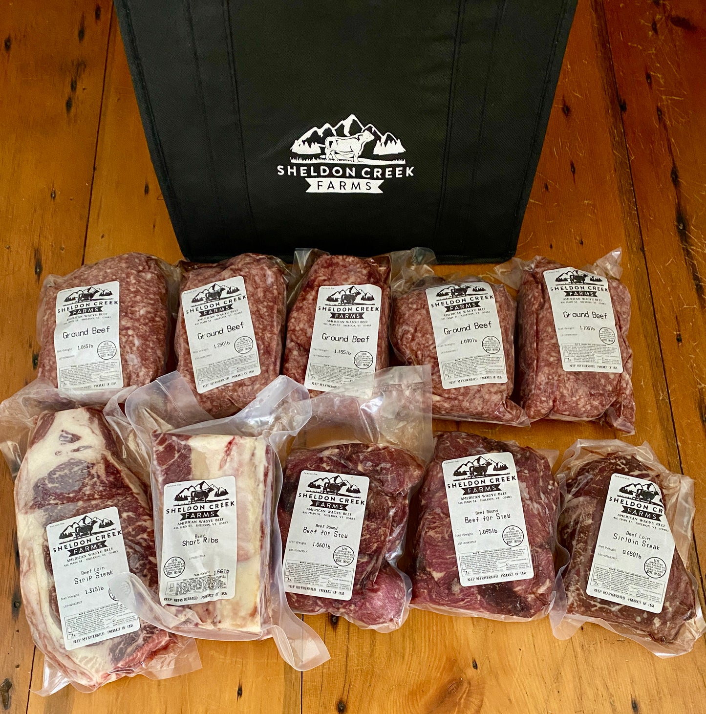 Farm to Friends Package (Strip Steak) -American Wagyu